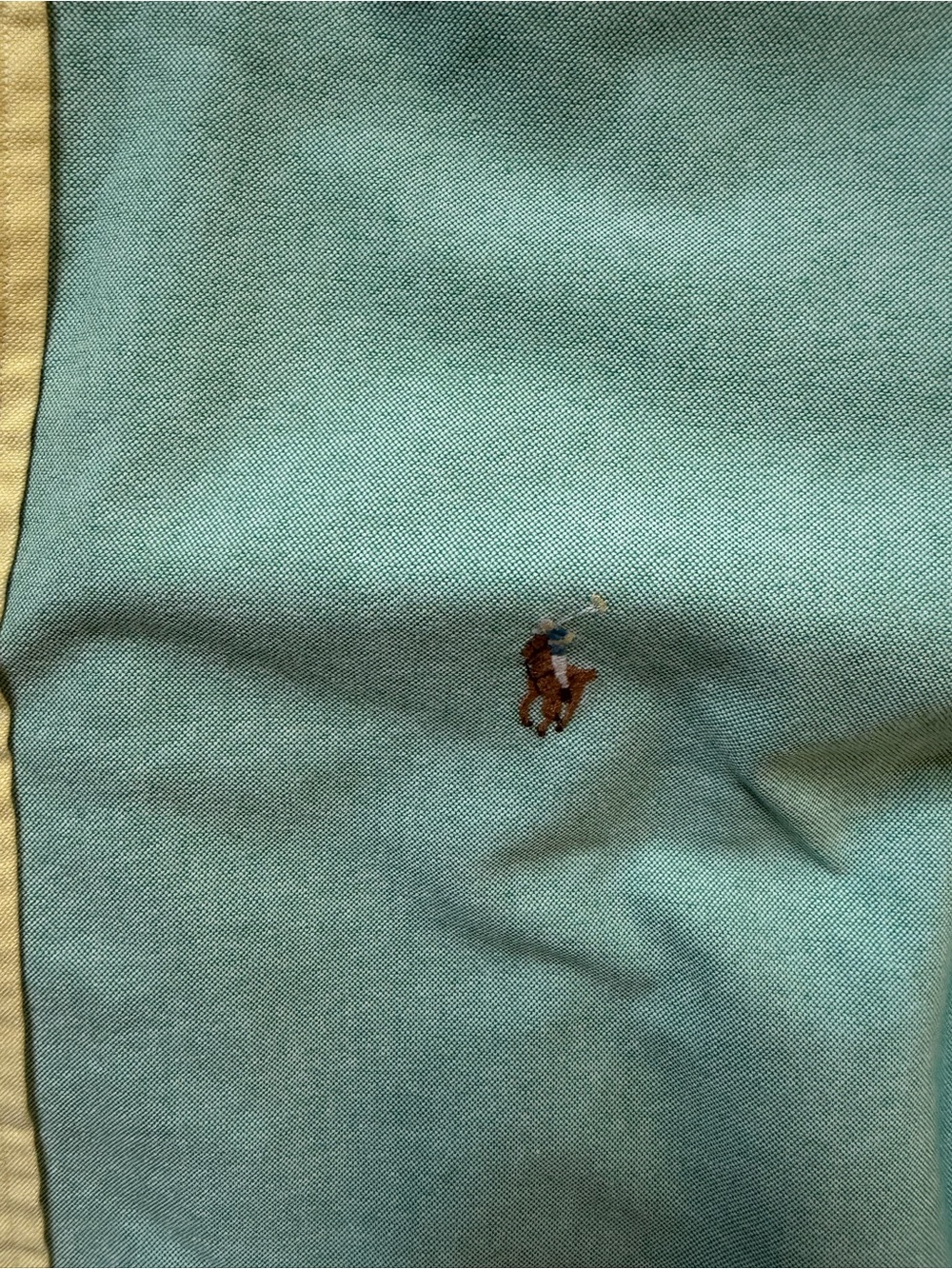 Polo by Ralph Lauren Pastel Colorblock Oxford Shirt - Multicolor - Picture 5 of 6